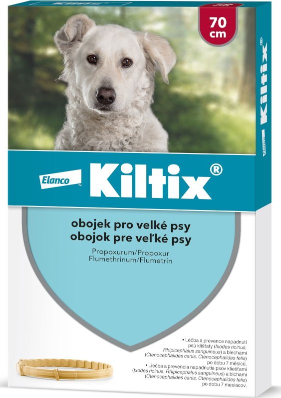 Kiltix obojek pro velké psy 70 cm