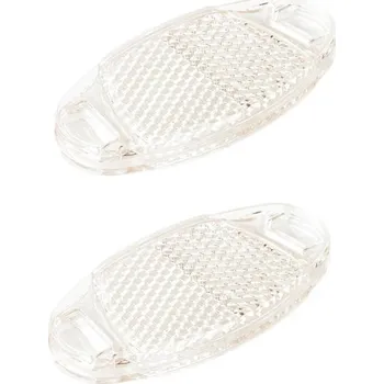 Cyklosvítilna Odrazka na kolo s LED světlem - Typ A Bílá