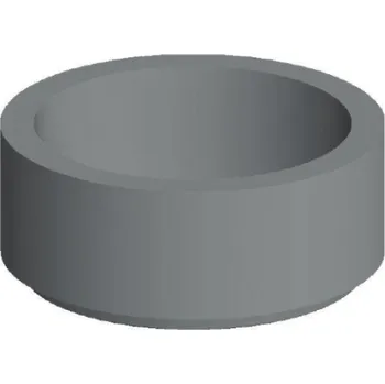 Kanalizační potrubí Kasi TBV-Q skruž uliční horní pr.550/450mm, h=222,5mm, pod mříže, beton