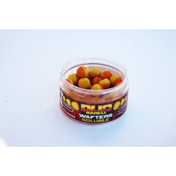 Boilies Poseidon Baits Duo wafters barrel soluble 12mm 35g - Sladká kukuřice