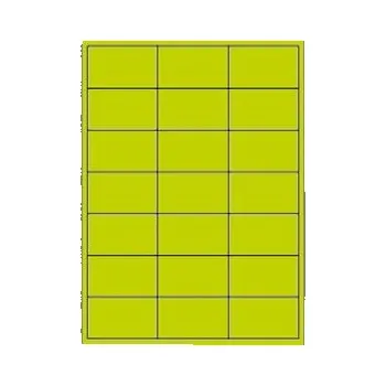 Speciální papír Samolepicí etikety 66 x 40 mm, A4 - reflexní zelené (100 ks)