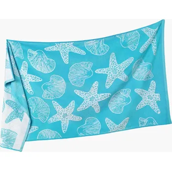 Bavlněná plážová osuška MUŠLE 90 x 180 cm
