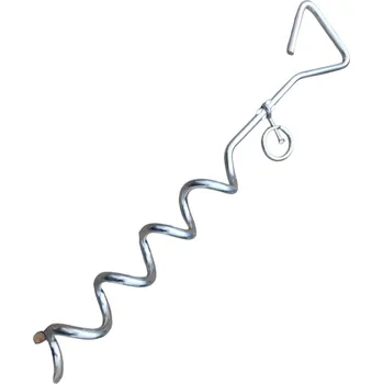 Kotva Zemní kotva spirálová, nerezová ocel, 8x405mm