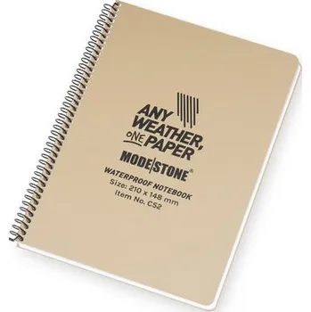 Zápisník Modestone® Voděodolný zápisník A5 210 mm × 148 mm Modestone®, Barva: Coyote