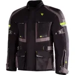 Bunda na motorku Street Racer Rocket černo-šedo-fluo žlutá S