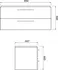 Koupelnový nábytek Cersanit Set B309 Lara Mille Slim S801-330-DSM