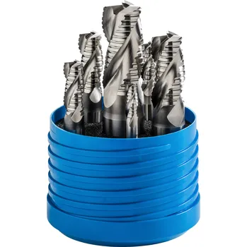 Příslušenství k frézce Sada fréz válcových čelních krátkých, 1 břit přes střed, typ NR-F, kód 104418P, 6 ks, průměr 6 - 20 mm