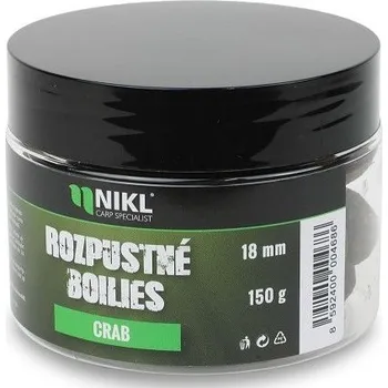 Boilies Nikl Rozpustné Boilies Crab 150 g - 24mm