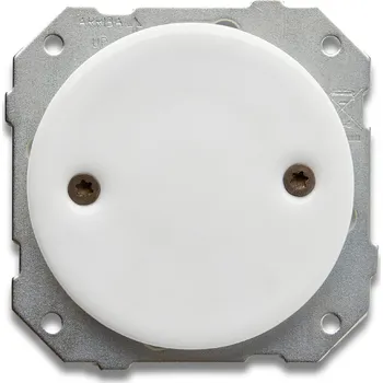 vypínač FONTINI by Font Barcelona Porcelánová záslepka LOW Barva: Bílá, Šrouby: stařená mosaz