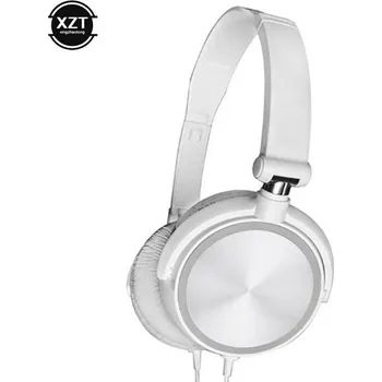 Sluchátka Hifi sluchátka stereo bass pro Xiaomi, Huawei, iPhone - Bílá