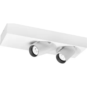 Wever & Ducré Přisazené svítidlo se dvěma reflektory Bliek Petit Ceiling Barva: Bílá, Teplota chromatičnosti: 2700 Kelvinů 164664W3 Přisazené svítidlo se dvěma reflektory Bliek Petit Ceiling