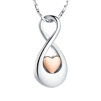 Přívěsek Přívěsek na popel Infinity - Rose Gold