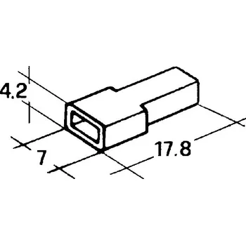 Auto elektroinstalace Izolační kryt dutinky 4,8mm, bílý, balení 100ks<br />Výrobce: IMP - 428981