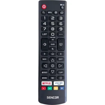Dálkový ovladač SENCOR SLE32S800TCSB, SLE43FS800TCSB, SLE43US800TCSB, SLE50US800TCSB, SLE55US800TCSB, SLE65US800TCSB - kompatibilní značkový dálkový ovladač General