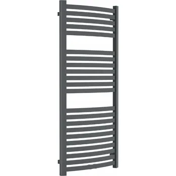 Radiátor Invena, koupelnový žebříkový radiátor 540x1200 mm 538W, grafitová, UG-02-120-A