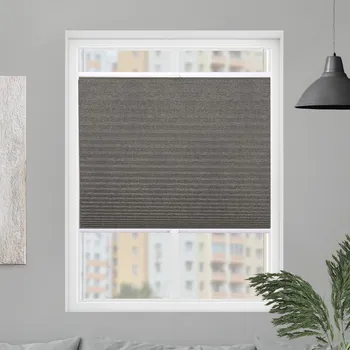 Roleta FOA Plisé roleta, Průsvitná, Hnědošedý melír, P 11365 , 20 x 50 cm