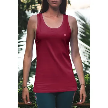 UTOPY Dámské Dámské sportovní tílko basic Wine Red Velikost: XL