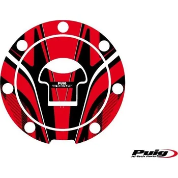 Motodoplněk Ochranné nálepky na víčko nádrže puig radikal 6308r červená