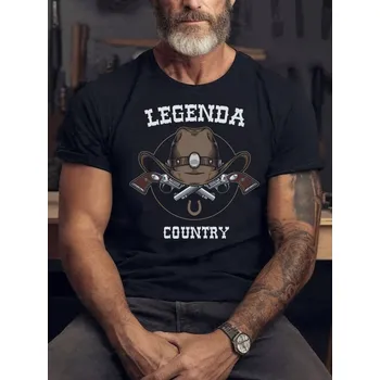 Pánská móda STRIKER Pánské tričko legenda country Velikost: L