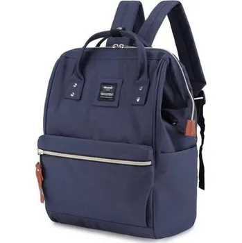 Městský batoh Himawari studentský batoh s USB port Apaté Modrý 19L Himawari 9001s2