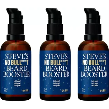 Péče o vousy Steve´s Beard Booster Set 3x30 ml - Elixír pro podporu růstu vousů (3 měsíční kůra)