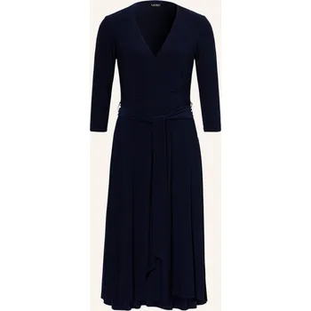 Dámské šaty Lauren Ralph Lauren Dámské Šaty S 3/4 Rukávem, tmavě modrá, 34