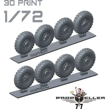 Plastikový model 77PROPELLER 1/72 Wheels ShKH vz. 77 DANA (8 pcs.)