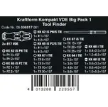 Wera 006617 Rukojeti Kraftform Kompakt VDE Big Pack 1 s výměnnými čepelemi (Sada 26 dílů)