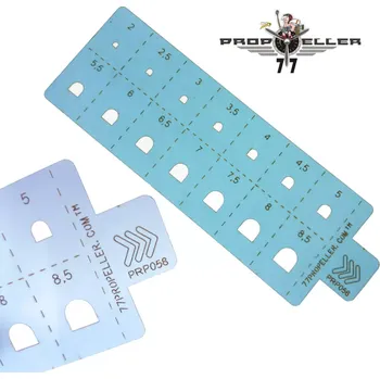 Plastikový model 77PROPELLER Airbrush Stencils Scribing and Spray Masking No.3