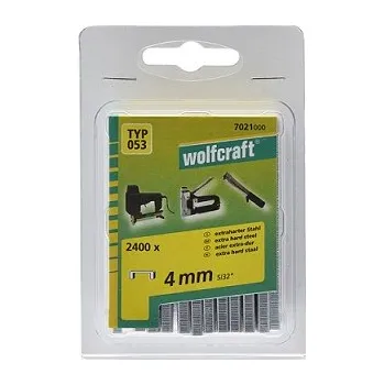 Průmyslová sponka WOLFCRAFT - Spona široká čalounická typ 053, 11,2mm výška 4mm, 2400 ks