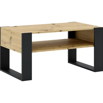 Tempo Kondela Konferenční stolek, dub artisan/černá, CARA 1