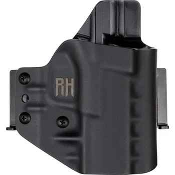 Příslušenství pro sportovní střelbu RH Holsters FROGY - HS H11 PRO - Springfield Hellcat PRO - vnější kydexové pouzdro - poloviční sweatguard - černá Pouzdro je pro: Pravák