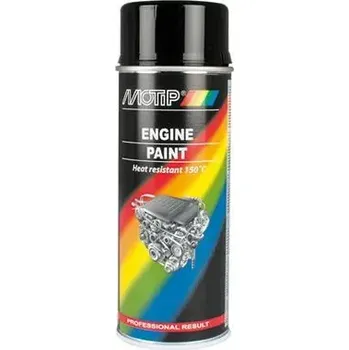 Barva ve spreji Barva na motory Motip, sprej - černá