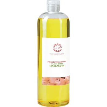 Masážní přípravek Yamuna rostlinný masážní olej - Frangipani-Jasmín 1000 ml