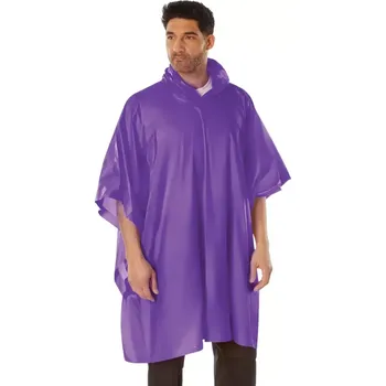 Pláštěnka Rothco Ponchos Vinyl 15 fialové (Skládací pončo proti dešti Vinyl 15 Fialové Rothco)