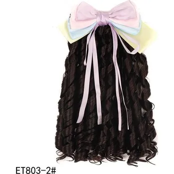 Dětský batoh Dětský příčesek, lokny s mašlí - ET803-2,22 cm