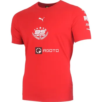 Pánské tričko Puma Ferrari Graphic Tee červené pánské triko XXL
