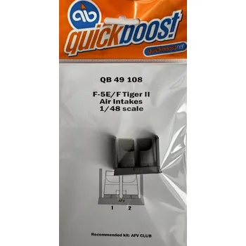 Plastikový model Quickboost 1/48 F-5E/F Tiger II air intakes (AFV)