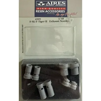 Plastikový model Aires 1/48 F5/F Tiger II exhaust nozzles (AFV/EDU)