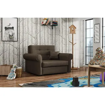 Obývací stěna Rozkládací křeslo Vivian Silver I Paros hnědá