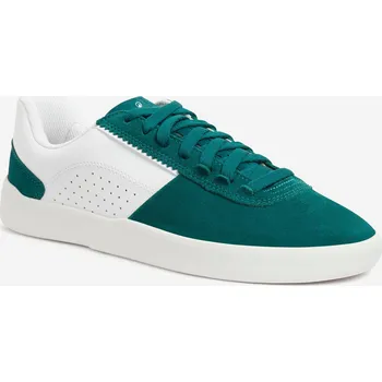 Pánské tenisky DECATHLON Nízké skateboardové boty Crush 500 41 BÍLÁ|ZELENÁ