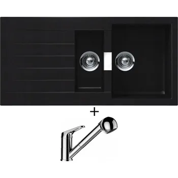 Granitový dřez Granitový dřez SET Schock SIGNUS D-150 Puro + Schock COSMO 525122 chrom