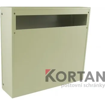 Poštovní schránka Uzamykatelná schránka ke dveřnímu vhozu RAL 9005 - černá