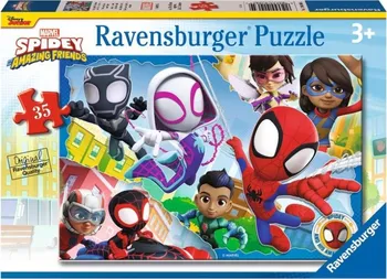 Puzzle Ravensburger Spidey a jeho úžasní přátelé 35 dílků