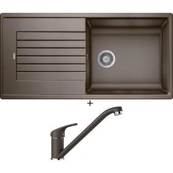 Granitový dřez Granitový dřez SET Blanco ZIA XL 6 S kávová 517577 + Blanco DARAS kávová 517729