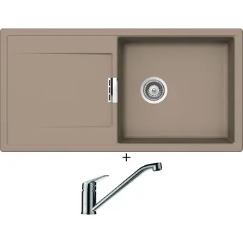 Granitový dřez Granitový dřez SET Schock MONO D-100L Twilight + Schock EVINAS 577000 nerez