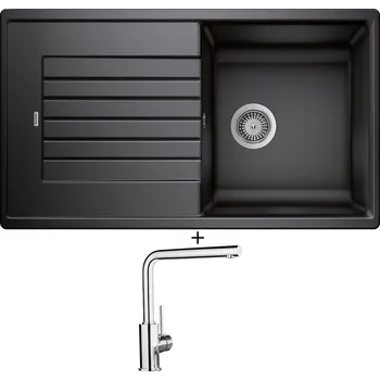 Kuchyňský dřez Granitový dřez SET Blanco ZIA 5 S antracit 520511 + Blanco MILA chrom 519414