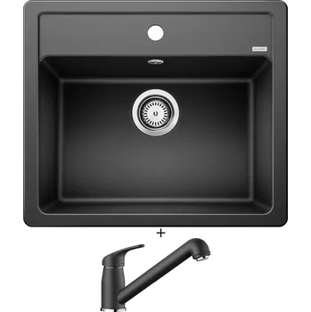 Kuchyňský dřez Granitový dřez SET Blanco LEGRA 6 antracit 523332 + Blanco DARAS-S antracit 517732