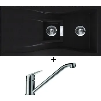 Granitový dřez Granitový dřez SET Schock WATERFALL D-150 Puro + Schock EVINAS 577000 nerez