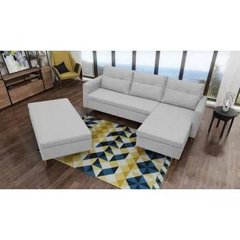 Obývací stěna Sedací souprava s taburetem Areon P šedá